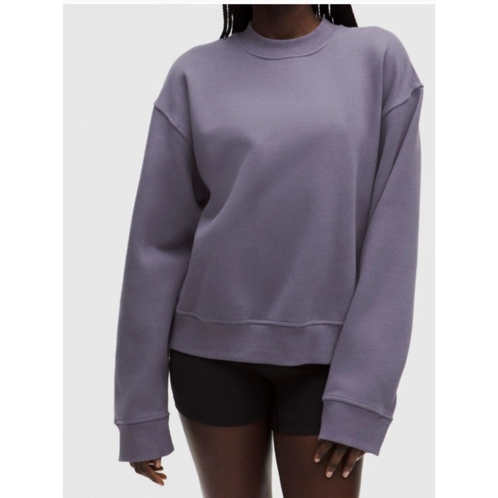 Lululemon-Women's Steady State Crew-Grape Mist